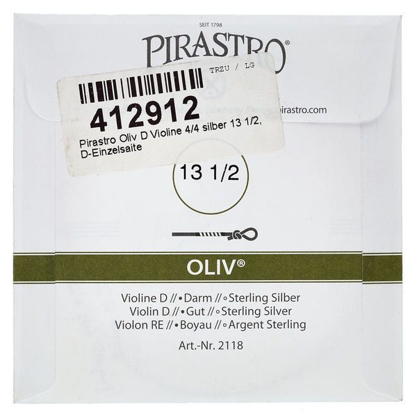 Pirastro Oliv D Violin 4/4 Sl 13 1/2
