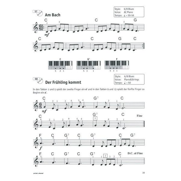 Artist Ahead Musikverlag Meine erste Keyboardschule