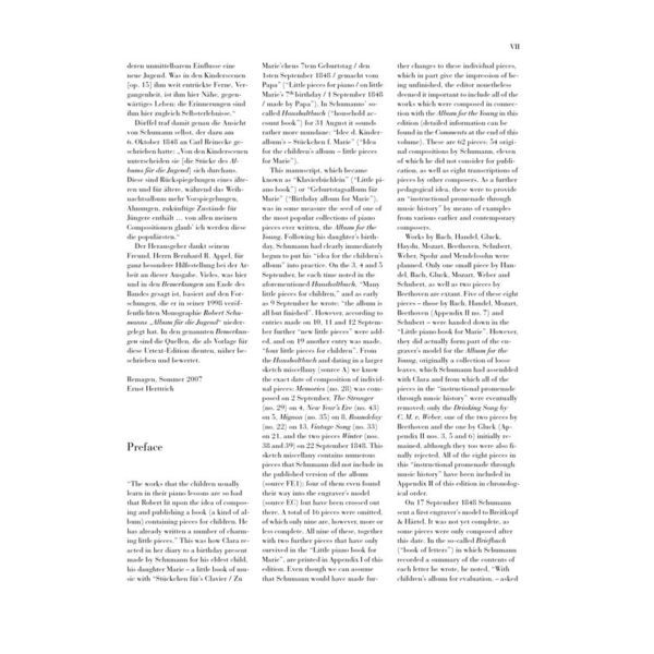 Henle Verlag Schumann Album für Die Jugend