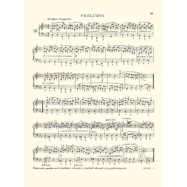 Ricordi Bach 18 Pezzi Facili