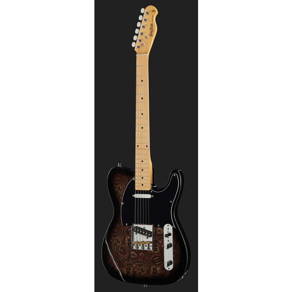 Harley Benton TE-70 Black Paisley Bundle