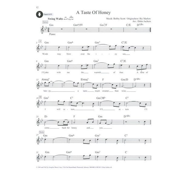 Schott Jazz Standards Tenor Saxophone