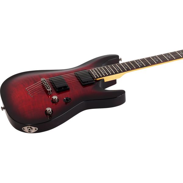 Schecter Demon-6 Crimson Red Burst