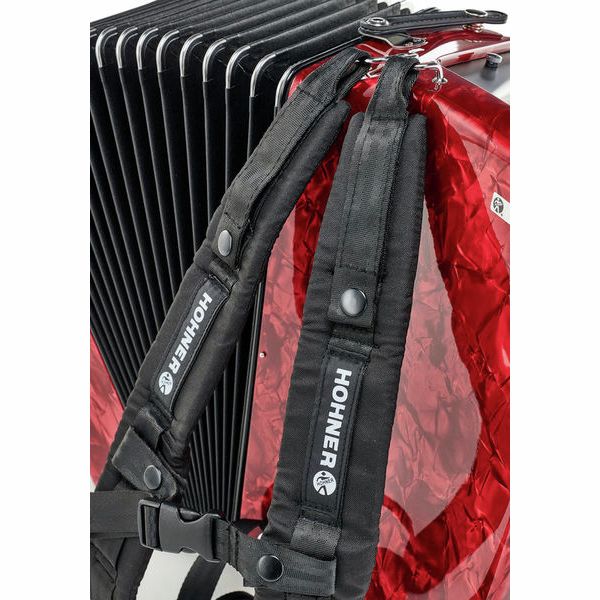 Hohner Bravo III 72 Red silent key