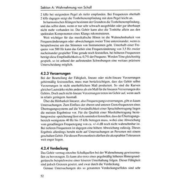 GC Carstensen Verlag Das Tonstudio Handbuch