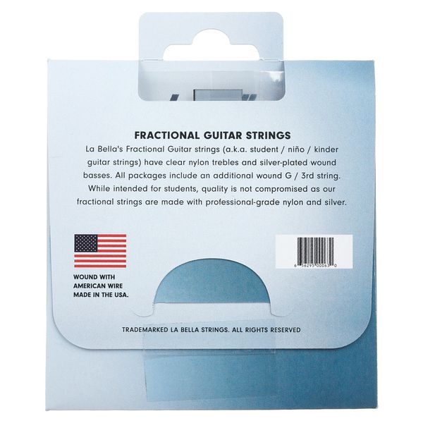 La Bella FG112 1/2 Guitar Nylon