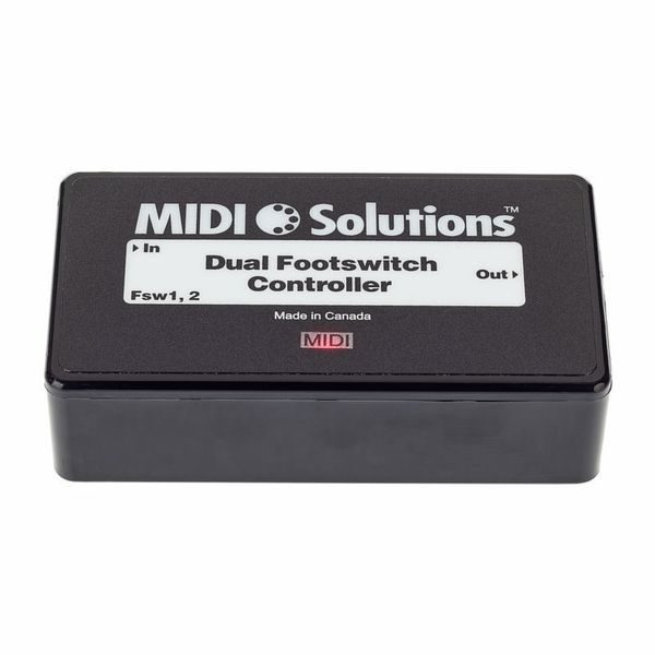 MIDI Solutions Dual Footswitch Controller