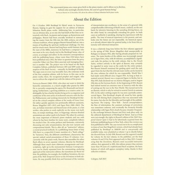 Breitkopf & Hrtel Bach/Busoni Inventionen