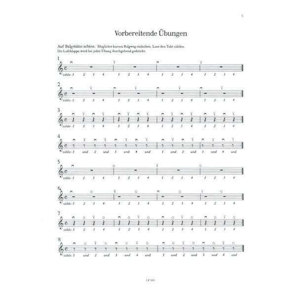 Musikverlag Preissler Schule der Balgtechnik