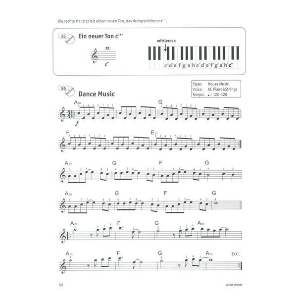 Artist Ahead Musikverlag Meine zweite Keyboardschule