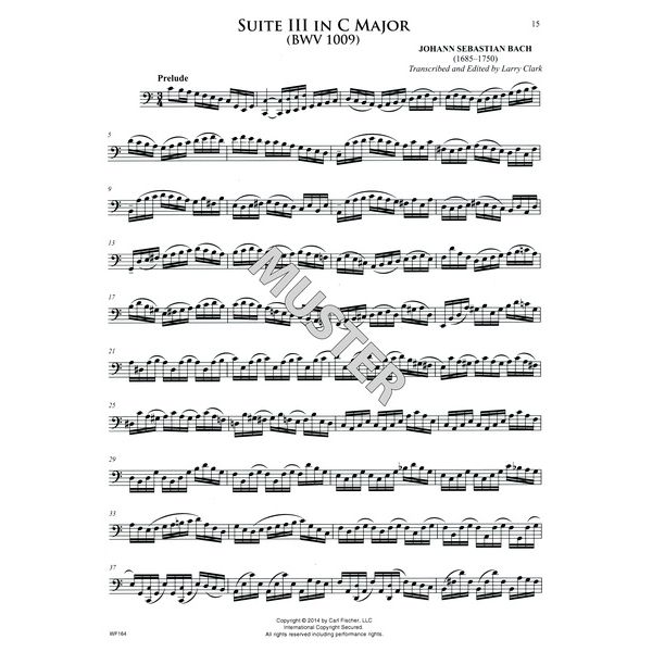 Carl Fischer Bach 6 Suiten Trombone