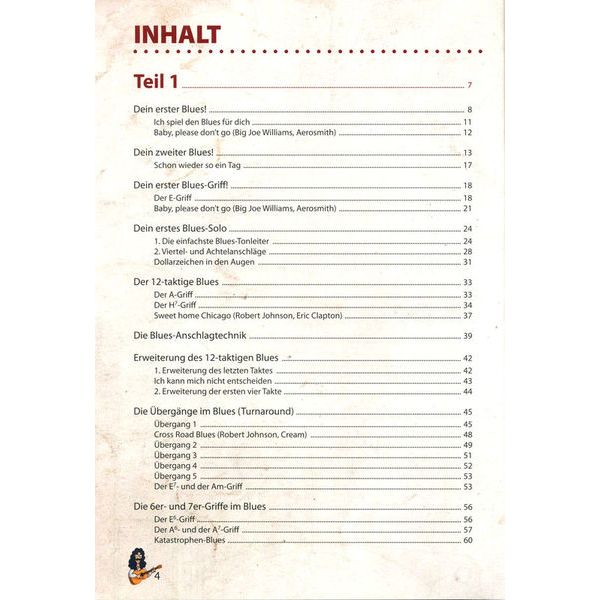 Voggenreiter Bursch's Blues Gitarrenbuch