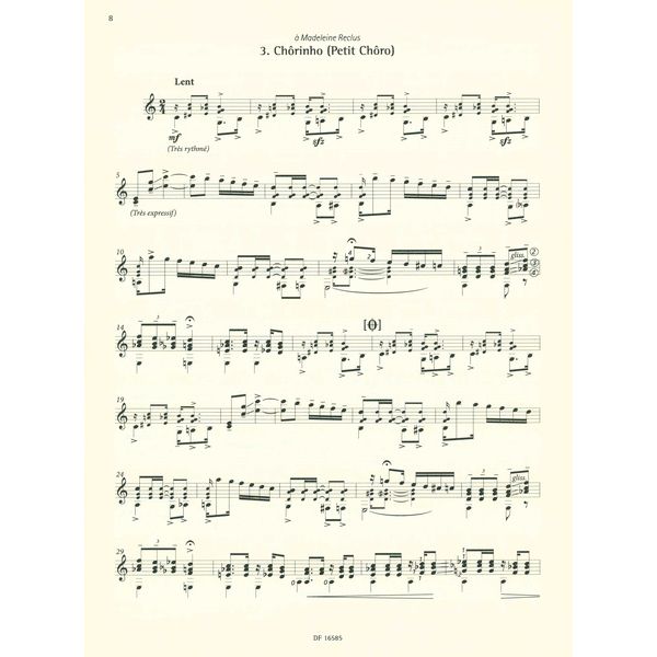 Editions Durand Villa-Lobos Suite Populaire