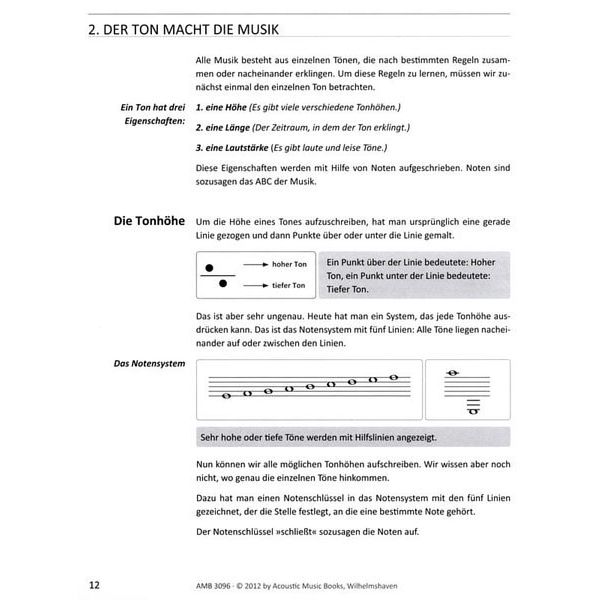 Acoustic Music Books Harmonielehre verstehen 1