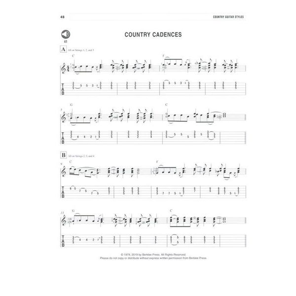 Berklee Press Country Guitar Styles