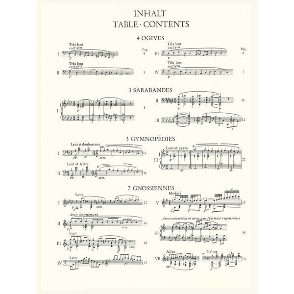 Edition Peters Satie Klavierwerke 1