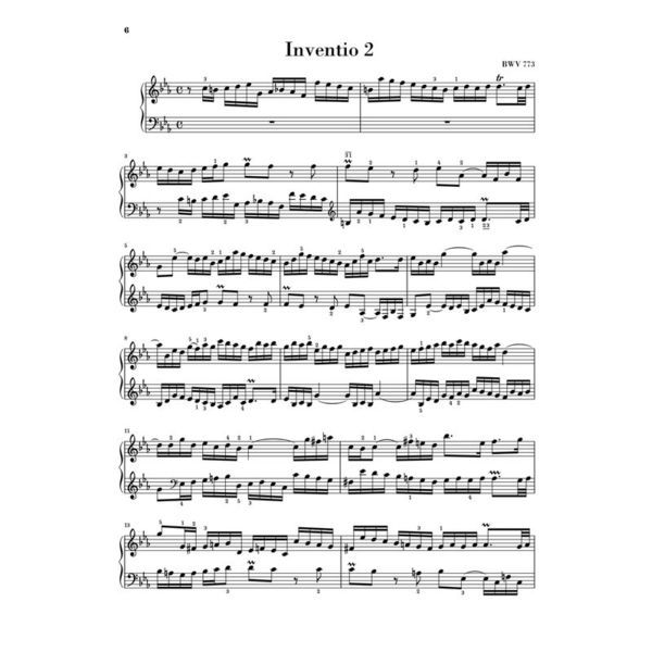 Henle Verlag Bach Inventionen und Sinfonien