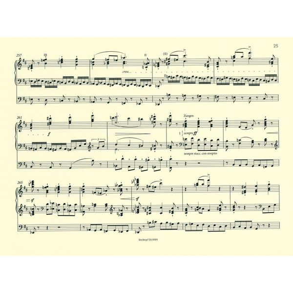 Breitkopf & Hrtel Liszt Sonate h-moll for Orgel