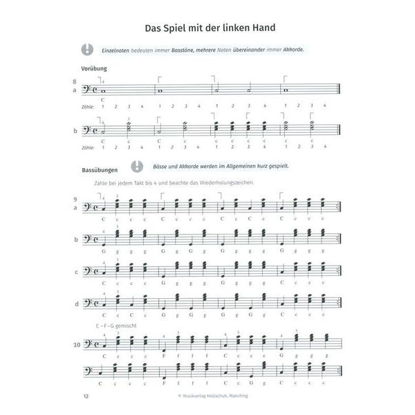 Holzschuh Verlag Neue Akkordeon Schule 1