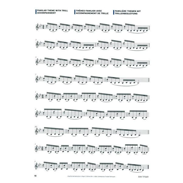 Editions Bim Contemporary Trumpet Technique