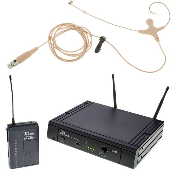 the t.bone TWS 16 EarmiKeD 600 MHz Set