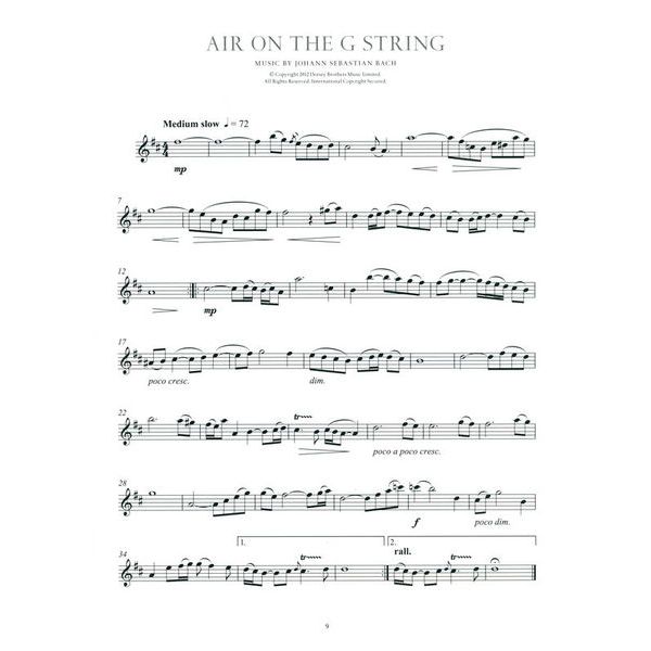 Wise Publications The Legendary Series Flute