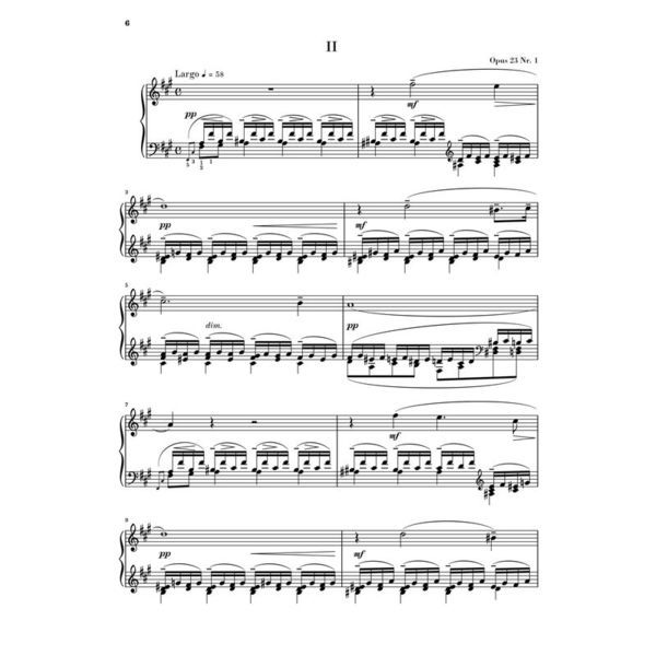 Henle Verlag Rachmaninow 24 Préludes