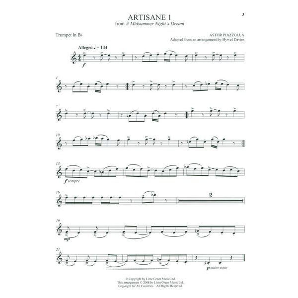 Boosey & Hawkes 25 Piazzolla Tangos Trumpet