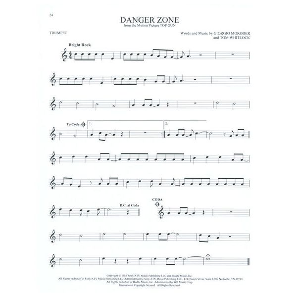 Hal Leonard 101 Movie Hits for Trumpet