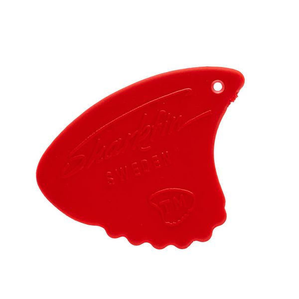 Sharkfin Pick Relief Soft Red