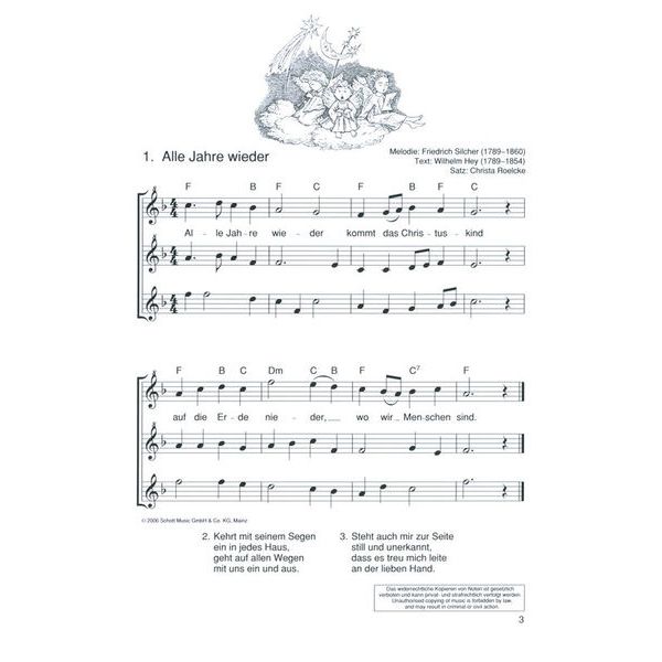 Schott Schönste Weihnachts Rec SSA