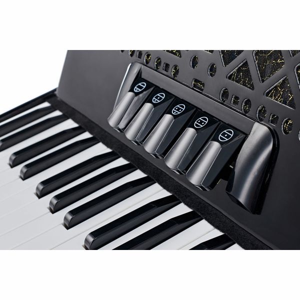 Startone Piano Accordion 72 Black MKII