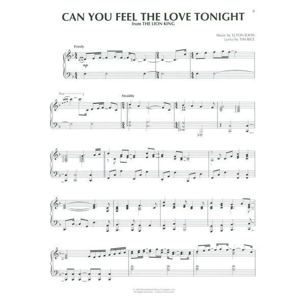 Hal Leonard Disney Peaceful Piano Solos 1