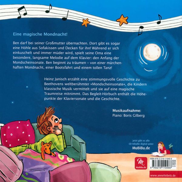 Annette Betz Verlag Mondschein Musikbilderbuch