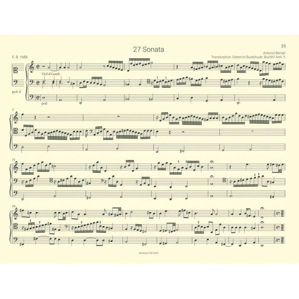 Breitkopf & Hrtel Buxtehude Orgelwerke Set 1