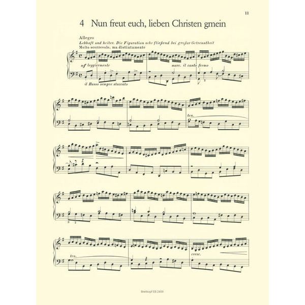 Breitkopf & Hrtel Bach Choralvorspiele 1