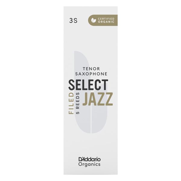 DAddario Woodwinds Organic Sel. Jazz Filed TEN 3S