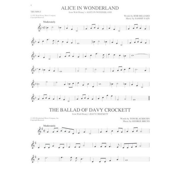 Hal Leonard Big Book Of Disney Trumpet