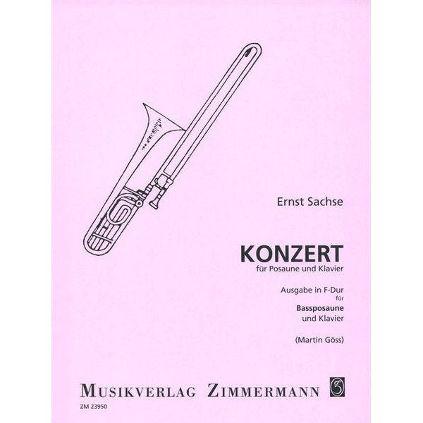 Zimmermann Verlag Sachse Concert F-Dur