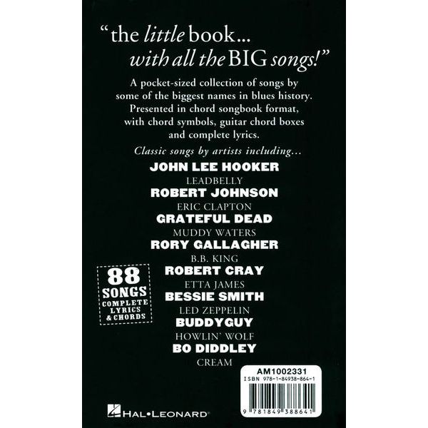 Wise Publications Little Black Book of Blues