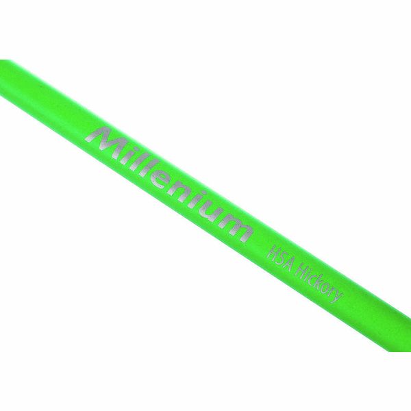 Millenium H5A Hickory Sticks Neon Green