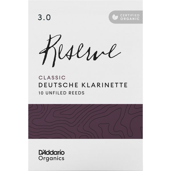 DAddario Woodwinds Organic Reserve Cl. D-CLAR 3.0