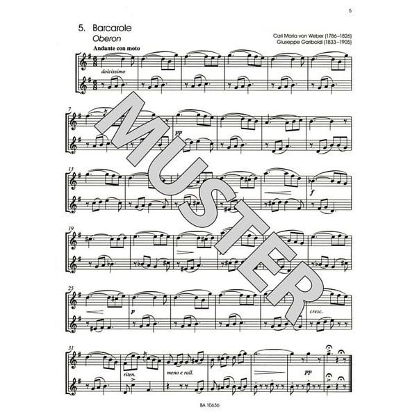 Brenreiter Classic Hits For Two Clarinets