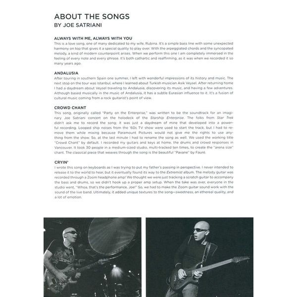 Cherry Lane Music Company Joe Satriani Collection