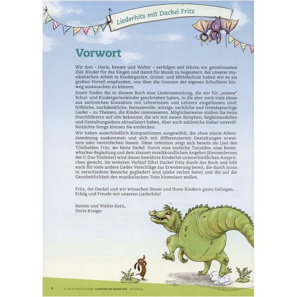Helbling Verlag Liederhits mit Dackel Fritz