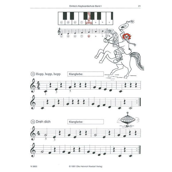 Heinrichshofen Verlag Dimbo's Keyboardschule 1