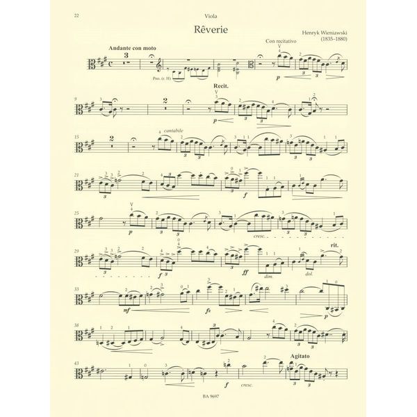 Brenreiter Konzertstücke for Bratsche