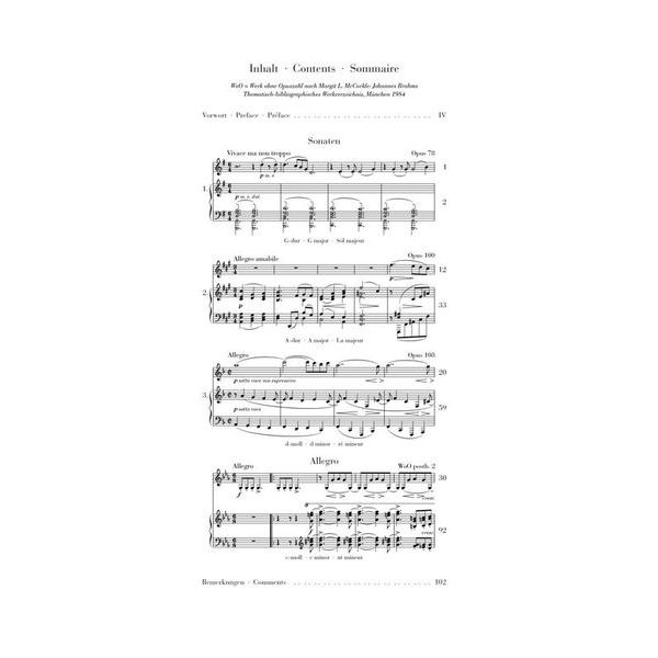Henle Verlag Brahms Violinsonaten