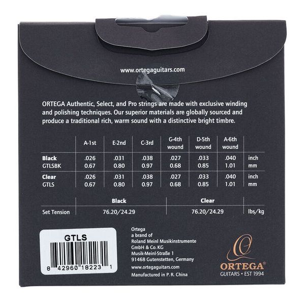 Ortega GTLS Guitarlele Strings