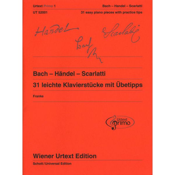 Wiener Urtext Edition Bach �Hndel �Scarlatti